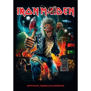 Iron Maiden  - 2026 A3 Calendar ryhmässä MERCHANDISE /  /  @ Bengans Skivbutik AB (5646800)