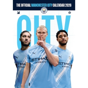 Manchester City Fc - 2026 A3 Calendar ryhmässä MERCHANDISE / / / @ Bengans Skivbutik AB (5646805)