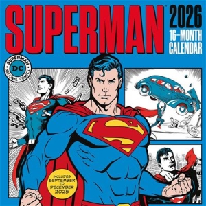 Superman - 2026 Square Calendar (Comics) ryhmässä MERCHANDISE / / @ Bengans Skivbutik AB (5647051)