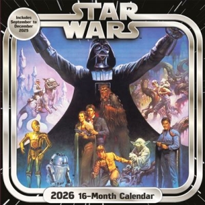 Star Wars - 2026 Square Calendar  (Classic)  ryhmässä ME SUOSITTELEMME / Perjantain julkaisut / 2025-10-31 @ Bengans Skivbutik AB (5647052)