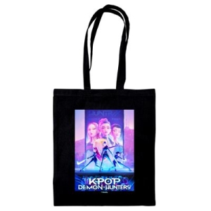 K-Pop Demon Hunters - Key Art- Black Tote Bag ryhmässä ME SUOSITTELEMME / Perjantain julkaisut / 2025-10-31 @ Bengans Skivbutik AB (5647056)