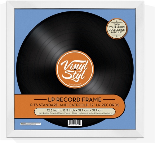 Vinyl Styl - Vinyl Record Frame (White) ryhmässä Vinyylitarvikkeet / Övrigt @ Bengans Skivbutik AB (5647123)