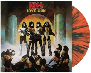 Kiss - Love Gun (Tangerine/Aqua Splatter Vinyl) ryhmässä VINYYLI / Hårdrock @ Bengans Skivbutik AB (5647204)