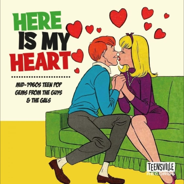 Various Artists - Here Is My Heart (Mid-1960S Teen Po ryhmässä ME SUOSITTELEMME / Perjantain julkaisut / 2025-11-14 @ Bengans Skivbutik AB (5647362)