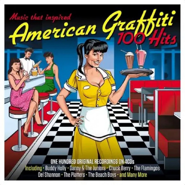 Various - American Grafitti 100 Hits ryhmässä ME SUOSITTELEMME / Perjantain julkaisut / 2025-11-14 @ Bengans Skivbutik AB (5647935)