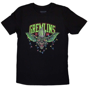 Gremlins - Stripe 1984 Xmas Lights Uni Bl T-Shirt  (M) ryhmässä MERCHANDISE / T-paita / Soundtrack @ Bengans Skivbutik AB (5648193)