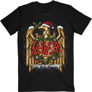 Slayer - Holiday Eagle Uni Bl T-Shirt ryhmässä MERCHANDISE / T-paita / Nyheter / Hårdrock @ Bengans Skivbutik AB (5648201r)
