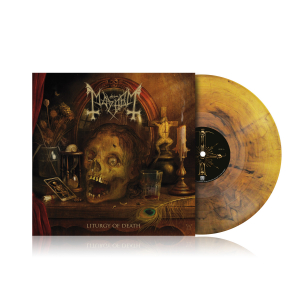 Mayhem - Liturgy Of Death (Ltd Exclusive Gatefold Black-Apricot Splattered Lp) ryhmässä VINYYLI / Kommande / Hårdrock @ Bengans Skivbutik AB (5648207)