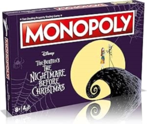The Nightmare Before Christmas - Monopoly ryhmässä MERCHANDISE / Seurapelit / Soundtrack @ Bengans Skivbutik AB (5648392)