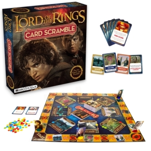 The Lord Of The Rings - Card Scramble Board Game ryhmässä MERCHANDISE / Merch / TV-serie @ Bengans Skivbutik AB (5648394)