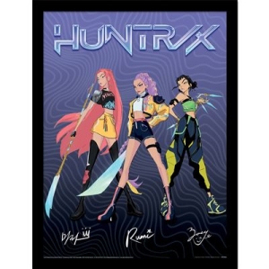 K-Pop Demon Hunters - Huntrix Signatures Collector Print ryhmässä MERCHANDISE / Poster / K-Pop @ Bengans Skivbutik AB (5648431)