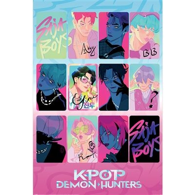 K-Pop Demon Hunters - Light And Dark Maxi Poster 91,5 X 61 Cm ryhmässä MERCHANDISE / Poster / Pop-Rock @ Bengans Skivbutik AB (5648435)