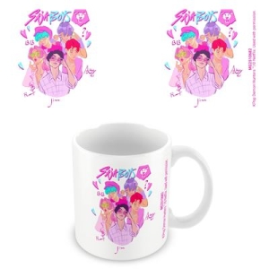 K-Pop Demon Hunters - Saja Boys Graphic White Pod Mug ryhmässä MERCHANDISE / Muki / K-Pop @ Bengans Skivbutik AB (5648436)