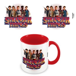 Stranger Things - Cast Red Coloured Pod Mug ryhmässä MERCHANDISE / Merch / Kommande / TV-serie @ Bengans Skivbutik AB (5648441)