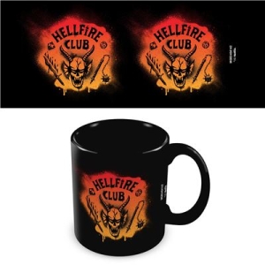 Stranger Things - Hellfire Black Pod Mug ryhmässä MERCHANDISE / Merch / Kommande / TV-serie @ Bengans Skivbutik AB (5648448)