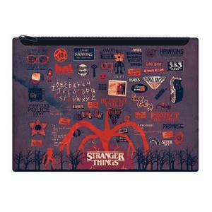 Stranger Things - Upside Down Oversize Pencil Case ryhmässä Minishops / Stranger things @ Bengans Skivbutik AB (5648460)