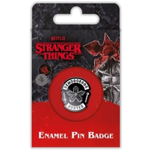 Stranger Things - Demogorgon Hunter Enamel Pin Badge ryhmässä MERCHANDISE / Merch / Kommande / TV-serie @ Bengans Skivbutik AB (5648466)
