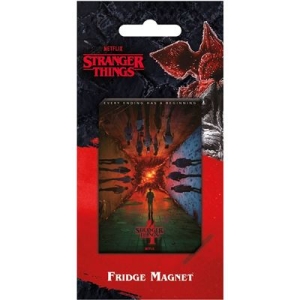 Stranger Things - Every Ending Has A Beginning Fridge Magnet ryhmässä MERCHANDISE / Merch / Kommande / TV-serie @ Bengans Skivbutik AB (5648469)