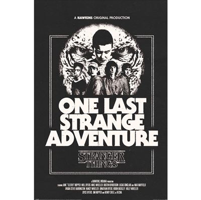 Stranger Things - One Last Adventure Maxi Poster 91,5 X 61 Cm ryhmässä MERCHANDISE / Poster / TV-sarja @ Bengans Skivbutik AB (5648477)