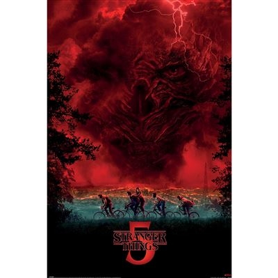 Stranger Things - Vecna Sky Maxi Poster 91,5 X 61 Cm ryhmässä MERCHANDISE / Poster / TV-sarja @ Bengans Skivbutik AB (5648480)