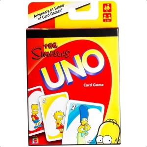 Mattel Games  - Uno: The Simpsons ryhmässä MERCHANDISE / Seurapelit / TV-sarja @ Bengans Skivbutik AB (5648490)