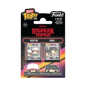 Stranger Things - Funko Bitty Pop: 2-Pack - Dustin & Mike ryhmässä Minishops / Stranger things @ Bengans Skivbutik AB (5648500)