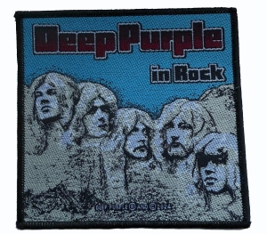 Deep Purple - Patch In Rock (9,6 X 10 Cm) ryhmässä MERCHANDISE / Accessoarer / Kommande / Hårdrock @ Bengans Skivbutik AB (5648774)