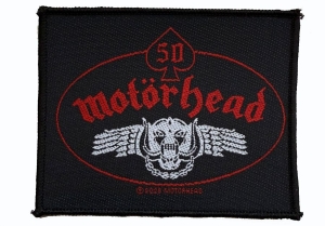 Motorhead - Patch Skull Wing (7,8 X 9,8 Cm) ryhmässä MERCHANDISE / Accessoarer / Kommande / Hårdrock @ Bengans Skivbutik AB (5648776)