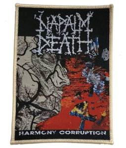 Napalm Death - Patch Harmony Corruption Beige Bor ryhmässä MERCHANDISE / Kangasmerkki / Heavy Metal @ Bengans Skivbutik AB (5648779)