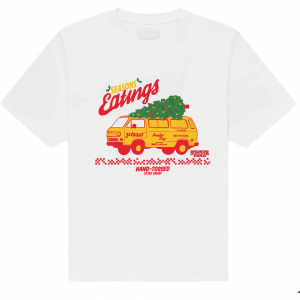 Stranger Things - Season Of Eating Hand Tossed Uni Wht T-Shirt ryhmässä MERCHANDISE / T-paita / Kommande / Film-Musikal @ Bengans Skivbutik AB (5649140r)