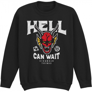 Stranger Things - Hell Can Wait Uni Bl Sweatshirt ryhmässä MERCHANDISE / Hupparit / Kommande /  @ Bengans Skivbutik AB (5649167r)