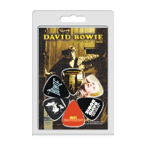 David Bowie - Album Covers 1 6-Pack Plectrum Pack ryhmässä MERCHANDISE / Merch / Pop-Rock @ Bengans Skivbutik AB (5649202)