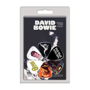 David Bowie - Album Covers 2 6-Pack Plectrum Pack ryhmässä MERCHANDISE / Merch / Pop-Rock @ Bengans Skivbutik AB (5649203)