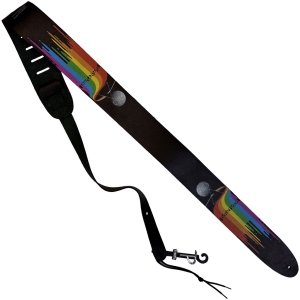 Pink Floyd - Dark Side Of The Moon Prism Leather Guitar Strap ryhmässä MERCHANDISE / Merch / Pop-Rock @ Bengans Skivbutik AB (5649215)