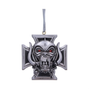 Motorhead - Motorhead Warpig Cross Hanging Ornament 6Cm ryhmässä MERCHANDISE / Merch / Hårdrock @ Bengans Skivbutik AB (5649460)
