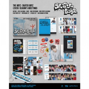 The Boyz - 2026 Seasons Greetings (Skater Boyz) + Photocard ryhmässä MERCHANDISE / Merch / Kommande / K-Pop @ Bengans Skivbutik AB (5649717)