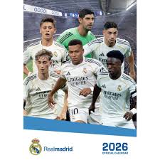 Real Madrid Fc - 2026 A3 Calendar  ryhmässä MERCHANDISE / Kalender / Sport @ Bengans Skivbutik AB (5649943)