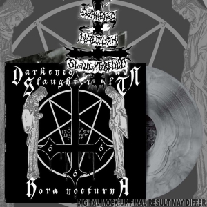 Darkened Nocturn Slaughtercult - Hora Nocturna (Black/Silver Marbled ryhmässä VINYYLI / Kommande / Hårdrock @ Bengans Skivbutik AB (5650220)