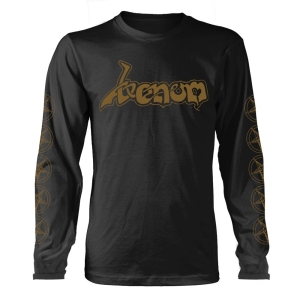 Venom - L/S Logo Gold (Xl) ryhmässä MERCHANDISE / T-paita / Kommande / Hårdrock @ Bengans Skivbutik AB (5650461)