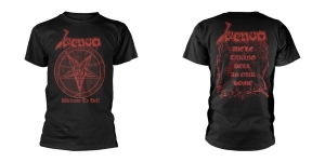 Venom - T/S Welcome To Hell (Red) (L) ryhmässä ME SUOSITTELEMME / Perjantain julkaisut / 2025-12-12 @ Bengans Skivbutik AB (5650474)