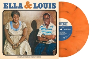 Ella Fitzgerald And Louis Armstrong - Ella & Louis (Orange Marbled Vinyl ryhmässä VINYYLI / Kommande / Jazz @ Bengans Skivbutik AB (5650847)