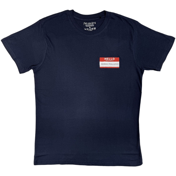 Friends - Regina Hello Uni Navy T-Shirt ryhmässä MERCHANDISE / T-paita / TV-sarja @ Bengans Skivbutik AB (5651267r)