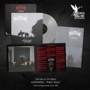 Gehenna - First Spell (Grey Vinyl Lp) ryhmässä ME SUOSITTELEMME / Perjantain julkaisut / 2026-01-09 @ Bengans Skivbutik AB (5652334)