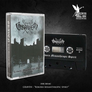 Graven - Reborn Misanthropic Spirit (Mc) ryhmässä ME SUOSITTELEMME / Perjantain julkaisut / 2026-01-09 @ Bengans Skivbutik AB (5652336)