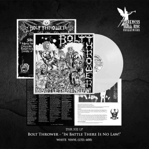 Bolt Thrower - In Battle There Is No Law (White Vi ryhmässä VINYYLI / Kommande / Hårdrock @ Bengans Skivbutik AB (5652340)