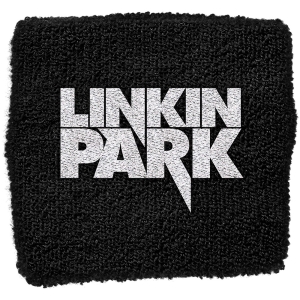 Linkin Park - Logo Embroidered Wristband ryhmässä MERCHANDISE / Merch / Hårdrock @ Bengans Skivbutik AB (5653065)