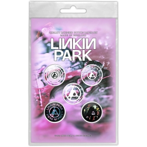 Linkin Park - From Zero Button Badge Pack ryhmässä MERCHANDISE / Merch / Hårdrock @ Bengans Skivbutik AB (5653096)