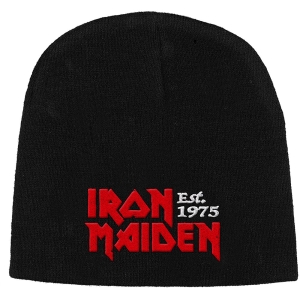 Iron Maiden - Est 1975 Beanie Hat ryhmässä MERCHANDISE / Merch / Hårdrock @ Bengans Skivbutik AB (5653099)