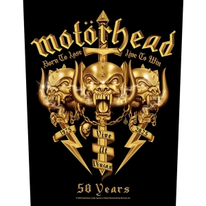Motorhead - Core 50Th Back Patch ryhmässä MERCHANDISE / Kangasmerkki / Heavy Metal @ Bengans Skivbutik AB (5653102)