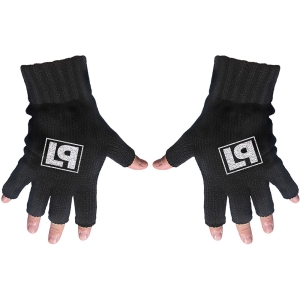 Linkin Park - Lp Logo Fingerless Gloves ryhmässä MERCHANDISE / Merch / Hårdrock @ Bengans Skivbutik AB (5653110)